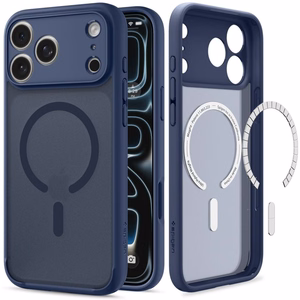 Spigen Ultra Hybrid MagSafe maciņš iPhone 18 Pro Max / 17 Pro Max, tumši zils