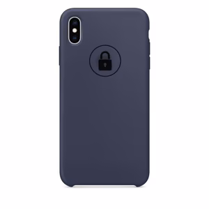 Phone Maciņš "Silicone Maciņš" priekš iPhone X (XS) / Midnight Zils / in package