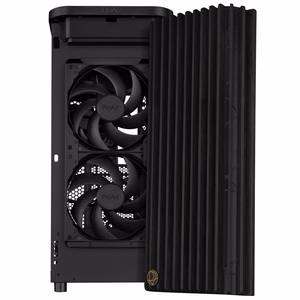ASUS ProArt PA401 Wood Edition datora korpuss MidiTower rūdīts stikls ATX melns
