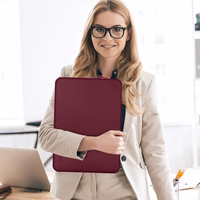 Tech-Protect neoprēna klēpjdatora vāciņš 14" - bordo