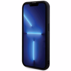 Guess Sequin Script Metal viedtālruņa apvalks iPhone 13 Pro Max - melns