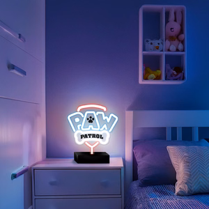 Неоновый LED-светильник на подставке Paw Patrol - Logo OW-120146