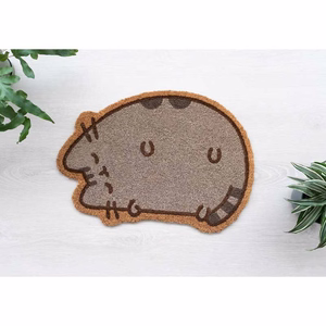 Pusheen kaķa formas durvju paklājs, 40 × 60 cm