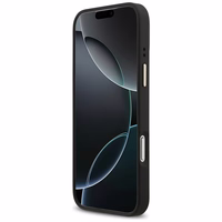 Guess 4G Strass Logo magnētiskais viedtālruņa apvalks iPhone 17 Pro Max - melns