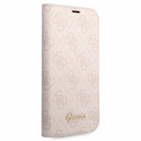 Guess GUBKP14SHG4SHP iPhone 14 6.1 "rozā / rozā grāmata 4G Vintage Gold Logo
