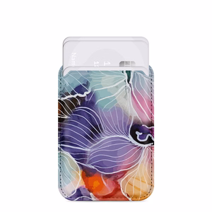 MIO Flowers Magsafe Case Compatible Card Holder
