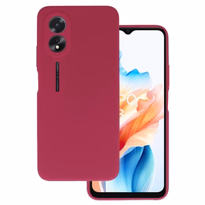 Silicone Lite viedtālruņa apvalks Oppo A38 4G bordo krāsa