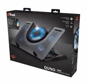 Trust GXT 1125 Quno portatīvā datora statīvs melns 43.2 cm (17")