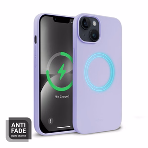 Crong Color Cover Magnetic vāciņš ierīcei iPhone 14 Plus, saderīgs ar MagSafe, violets