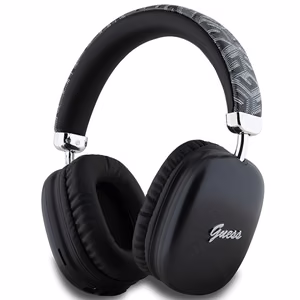 Guess Bluetooth austiņas GUBHK1GCTCSK GCUBE METALLIC SCRIPT LOGO melnas
