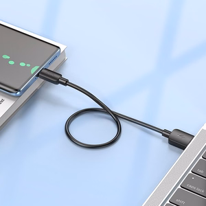 Кабель USB A - USB C Hoco PD 2,4A 27W 0,25 m X96 чёрный