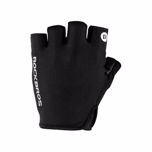 Rockbros S106BK riteņbraukšanas cimdi, L izmērs, melni