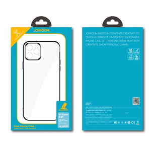 Joyroom New Beauty Series īpaši plāns viedtālruņa apvalks ar galvanizētu rāmi iPhone 12 mini melns (JR-BP741)