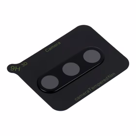 5D pilnas līmēšanas kameras grūdētais stikls paredzēts Samsung Galaxy A17 4G / A17 5G - melns