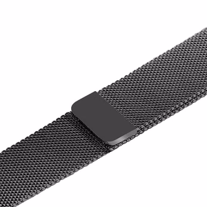 Crong Milano Steel nerūsējošā tērauda siksniņa Apple Watch 38 / 40 / 41 / 42 mm, grafīta krāsā