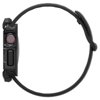 Spigen Rugged Armor apvalks Apple Watch 10 46mm pulkstenim - melns