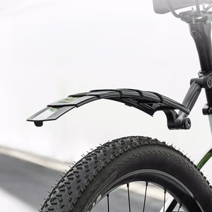 Rockbros FK-810 saliekamu teleskopisku velosipēda dubļusargu komplekts – melns