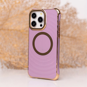 Circle Glam Magnētiskais viedtālruņa apvalks iPhone 13 Pro 6,1" violets