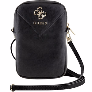 Guess soma GUWBZPGSTEGK melna/melna Zip Triangle 4G