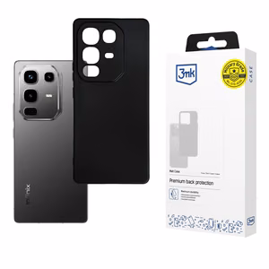 3mk Matt Case for Infinix Note 50 Pro - Black