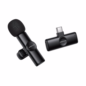 Borofone Lavalier bezvadu mikrofons BFK16 Winner Type C melns