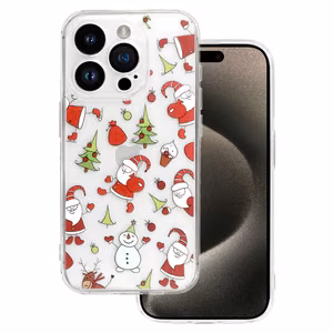 TEL PROTECT Christmas Прозрачный чехол для Iphone 13 Pro Дизайн 1