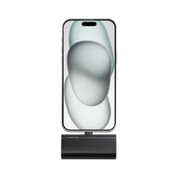 Portatīvais lādētājs Blue Star 5000 mAh ar iebūvētu savienotāju Lightning 2,1A W0556P melna