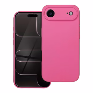 Case for iPhone 17 AIR Silicone 2mm compatible with MagSafe pink