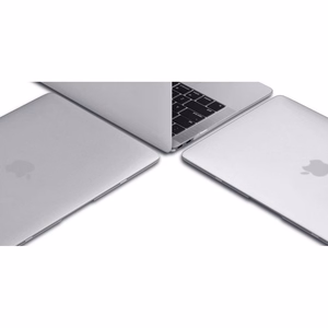 Tech-Protect SmartShell viedtālruņa apvalks MacBook Air 13" M2 / M3 / 2022-2024 - Caurspīdīgs-mirdzošs