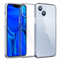 Viedtālruņa apvalks iPhone 14 silikona no 3mk Clear Case sērijas - caurspīdīgs
