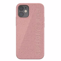 SuperDry Snap iPhone 12 mini Kompostējams maciņš rozā 42620