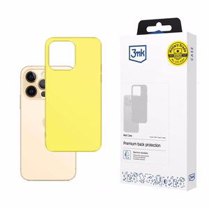3mk Matt Case maciņš iPhone 13 Pro - dzeltens