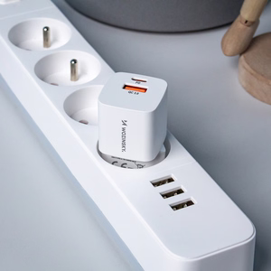 Wozinsky CMWCW 20W USB-C / USB-A Wall Charger - White