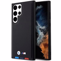 BMW BMHCS23L22PTDK S23 Ultra S918 melns/melns ādas apvalks Trīskrāsu