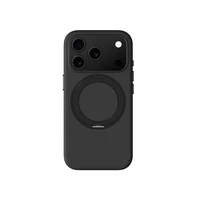 AmazingThing Cloudie viedtālruņa apvalks iPhone 17 Pro ar statīvu – melns