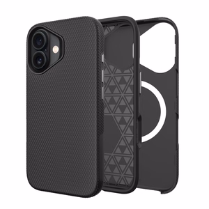 Чехол Perfectionists Triangle Mag для iPhone 16 Plus чёрный
