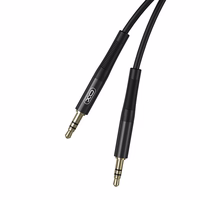 XO audio kabelis NB-R175A jack 3,5mm - jack 3,5mm 1,0 m melns