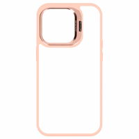 Tel Protect viedtālruņa apvalks ar statīvu + kamera stikls paredzēts iPhone 11 Pro Max gaiši rozā