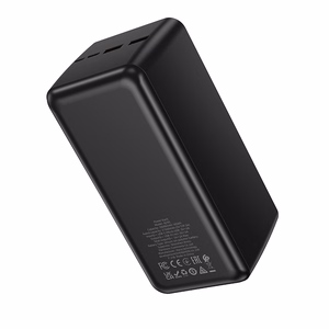 Borofone Portatīvais lādētājs BJ80C Clever - 2xUSB + Type C - QC 3.0 22,5W PD 20W melns