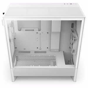 Datora korpuss NZXT H5 Flow balts Mid Tower ATX caurspīdīgs panelis
