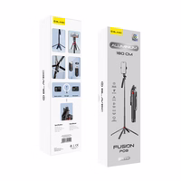 Blavec Selfie statīvs Aluminium Fusion P-09 ar attālināto vadību 1,8 metres (SSFP09-TRB18) melns