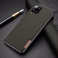 Dux Ducis Fino apvalks pārklāts ar neilona materiālu Samsung Galaxy A42 5G zaļš