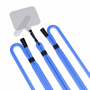 3mk EasyClip tālruņa aukliņa, zila (melnas krāsas furnitūra)