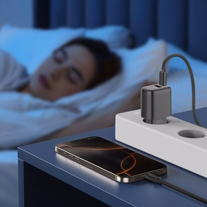 Tech-Protect NCA45W-GAN 2 portu USB-C / USB-A 45W sienas lādētājs - melns
