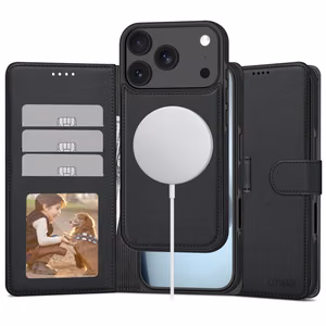 Tech-Protect Wallet MagSafe Чехол для iPhone 17 Pro Max - матовый чёрный