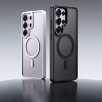 Rock Guard Touch Matēts Series Magnetic Maciņš for Samsung Galaxy S26 Ultra melns