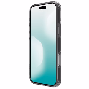 Nillkin Nature TPU Pro viedtālruņa apvalks iPhone 17 Pro Max – daļēji caurspīdīgs melns