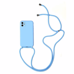 STRAP Silikona viedtālruņa apvalks IPHONE 11 PRO (m) - gaiši zils