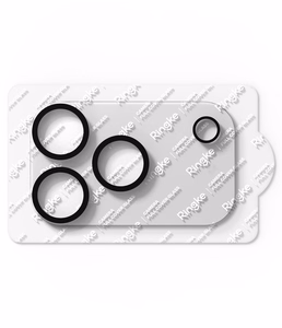 Ringke Camera Full Cover kameras aizsargstikls, 2 gab. komplekts iPhone 18 Pro, melns