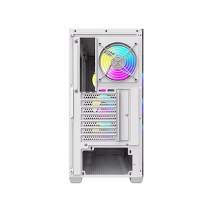 Darkflash DS900WD ATX datora korpuss (balts) + 4 ventilatori